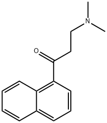 3-(ジメチルアミノ)-1-(ナフタレン-5-イル)プロパン-1-オン 化学構造式