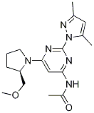 AcetaMide, N-[2-(3,5-diMethyl-1H-pyrazol-1-yl)-6-[(2R)-2-(MethoxyMethyl)-1-pyrrolidinyl]-4-pyriMidinyl]- Structure