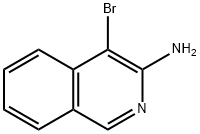 4-BROMO-ISOQUINOLIN-3-YLAMINE 化学構造式
