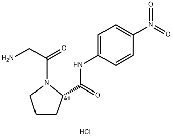 GLY-PRO P-NITROANILIDE HYDROCHLORIDE Structure