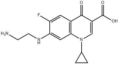 DESETHYLENE CIPROFLOXACIN Structure