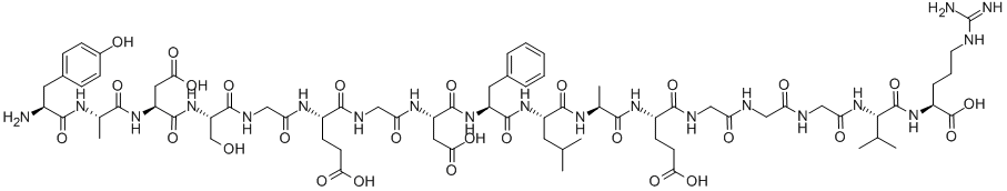 (TYR0)-FIBRINOPEPTIDE A, 103226-11-5, 结构式