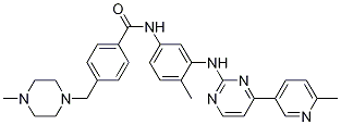 BenzaMide, N-[4-Methyl-3-[[4-(6-Methyl-3-pyridinyl)-2-pyriMidinyl]aMino]phenyl]-4-[(4-Methyl-1-piperazinyl)Methyl]- Struktur