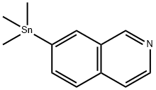 7-Trimethylstannylisoquinoline 化学構造式