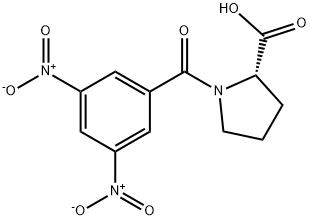 N-(3,5-Dinitrobenzoyl)-L-proline Structure