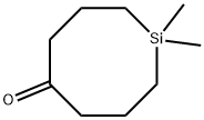 1,1-Dimethylsilacyclooctan-5-one Struktur