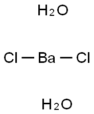 Barium chloride dihydrate Structure