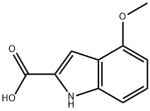 4-メトキシインドール-2-カルボン酸, 97+% 化学構造式
