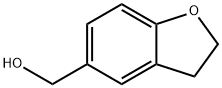 2,3-ジヒドロ-1-ベンゾフラン-5-イルメタノール 化学構造式