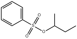 Benzenesulfonic acid, 1-Methylpropyl ester 化学構造式