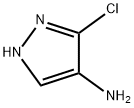 3-氯-1H-吡唑-4-胺 结构式