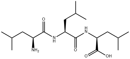 L-ロイシル-L-ロイシル-L-ロイシン 化学構造式