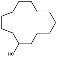 シクロトリデカノール 化学構造式