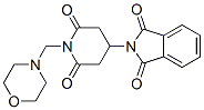 N-[1-(Morpholinomethyl)-2,6-dioxo-4-piperidyl]phthalimide Structure