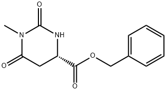 (S)-BENZYL 1-METHYL-2,6-DIOXOHEXAHYDROPYRIMIDINE-4-CARBOXYLATE Structure