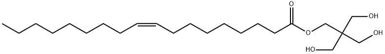 (Z)-9-オクタデセン酸3-ヒドロキシ-2,2-ビス(ヒドロキシメチル)プロピル 化学構造式