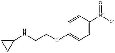 N-(2-(4-Nitrophenoxy)ethyl)cyclopropanaMine 化学構造式