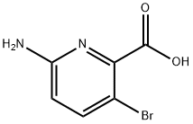 6-AMino-3-broMopicolinic acid Structure