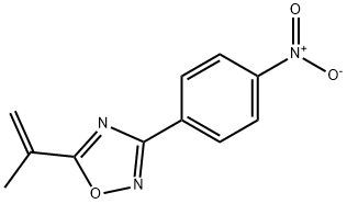 3-(4-NITROPHENYL)-5-(PROP-1-EN-2-YL)-1,2,4-OXADIAZOLE, 1033202-00-4, 结构式
