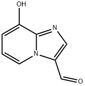 8-HYDROXYIMIDAZO[1,2-A]PYRIDINE-3-CARBALDEHYDE 结构式