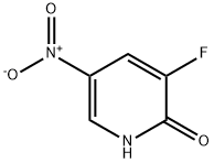 3-Fluoro-5-nitropyridin-2-ol 化学構造式