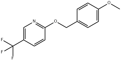 2-(4-Methoxybenzyloxy)-5-(trifluoromethyl)pyridine Struktur