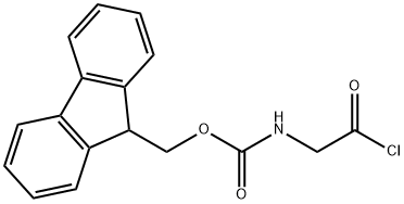 N-FMOC-甘氨酰氯, 103321-49-9, 结构式
