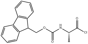 FMOC-丙氨酰氯, 103321-50-2, 结构式