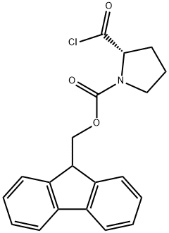 FMOC-L-PROLYL CHLORIDE Structure