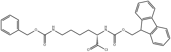 FMOC-LYS(Z)-CL Structure
