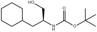 BOC-Β-シクロヘキシル-L-アラニノール 化学構造式