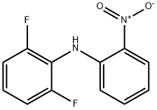 N-2-硝基苯基-2,6-二氟苯胺 结构式