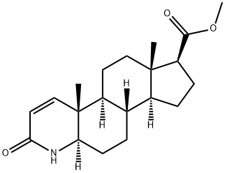 METHYL 4-AZA-5ALPHA-ANDROSTA-1-EN-3-ONE-17BETA-CARBOXYLATE Struktur