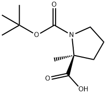 N-BOC-2-甲基-L-脯氨酸,103336-06-7,结构式