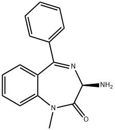 3-AMINO-1-METHYL-5-PHENYL-1,3-DIHYDRO-BENZO[E][1,4]DIAZEPIN-2-ONE Structure