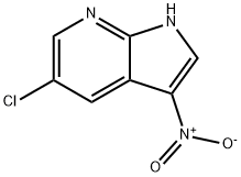 5-CHLORO-3-NITRO-7-AZAINDOLE, 1033463-33-0, 结构式
