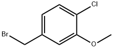 4-(bromomethyl)-1-chloro-2-methoxybenzene Struktur