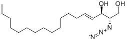 (2S,3R,4E)-2-AZIDO-4-OCTADECENE-1,3-DIOL Structure