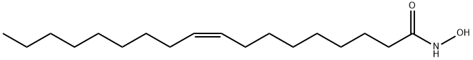 (Z)-N-ヒドロキシ-9-オクタデセンアミド 化学構造式