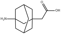 (3-Amino-adamantan-1-yl)-aceticacid Structure