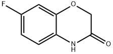 7-フルオロ-2H-1,4-ベンゾキサジン-3(4H)-オン 化学構造式