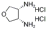 (3R,4S)-四氢呋喃-3,4-二胺二盐酸盐,1033712-94-5,结构式