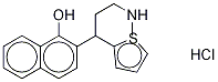 2-[3-(MethylaMino)-1-(2-thienyl)propyl]-1-naphthalenol Hydrochloride Structure