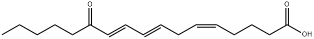 (5E,8E,10Z)-12-oxoheptadeca-5,8,10-trienoic acid Structure