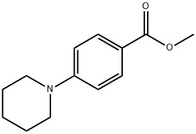 4-ピペリジノ安息香酸メチル 化学構造式