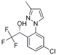 (R)-1-(4-Chloro-2-(3-Methyl-1H-pyrazol-1-yl)phenyl)-2,2,2-trifluoroethanol Struktur