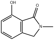 2,3-dihydro-7-hydroxy-2-Methyl-1H-Isoindol-1-one Structure