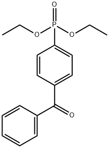 (4-BENZOYL-PHENYL)-PHOSPHONIC ACID DIETHYL ESTER 结构式