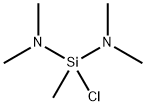 N-(氯-二甲基氨基-甲基硅烷基)-N-甲基甲胺, 10339-02-3, 结构式