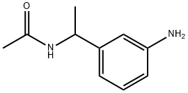 N-[1-(3-氨基苯基)乙基]乙酰胺 结构式